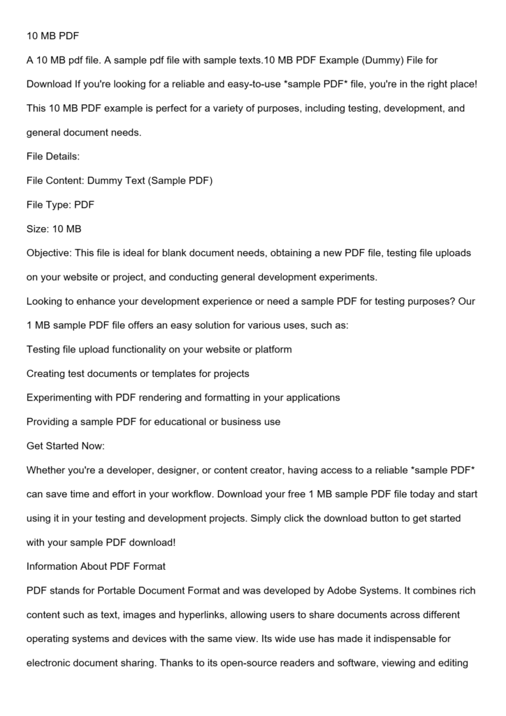 10 MB PDF
