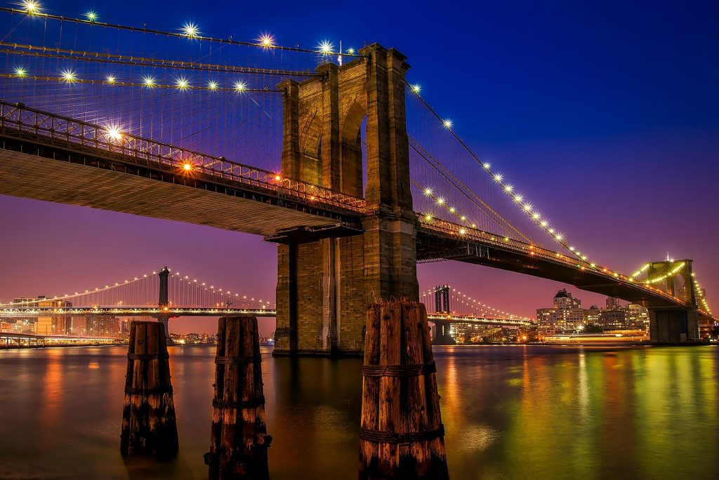 City Skyline After Sunset